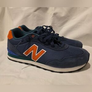 NWOB New Balance 515 V3 Men’s Sneakers Size 9 vintage indigo blue navy orange
